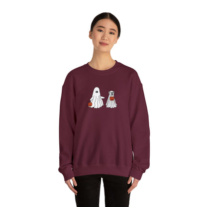 Howl-oween Ghost Dog Unisex Heavy Blend™ Crewneck Sweatshirt