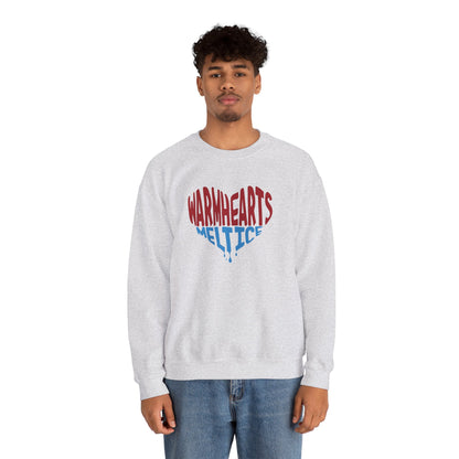 Warm Hearts Melt Ice Unisex Heavy Blend™ Crewneck Sweatshirt