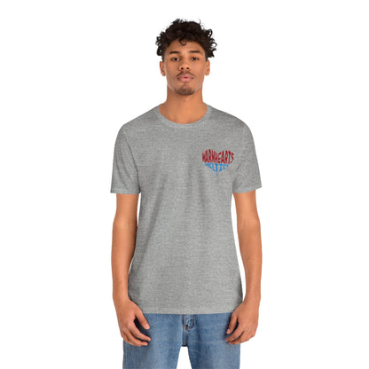 Warm Hearts Melt Ice T Shirt (pocket design)