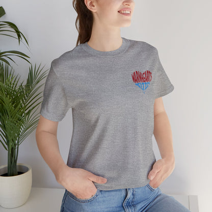 Warm Hearts Melt Ice T Shirt (pocket design)