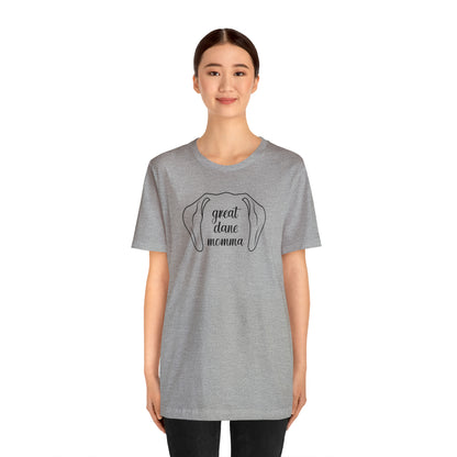 Great Dane Momma Ears T Shirt