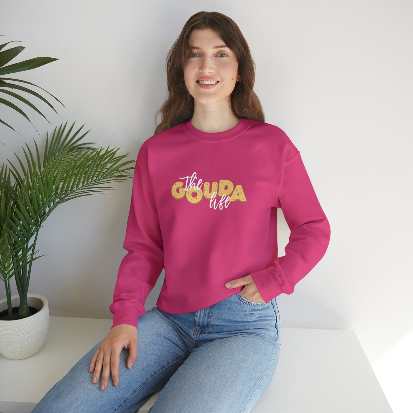 The Gouda Life Unisex Heavy Blend™ Crewneck Sweatshirt